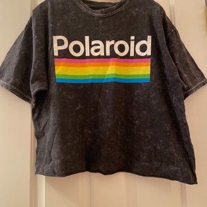 UNISEX T Shirt Polaroid Multicolr sz XL Mexico 100% COTTON